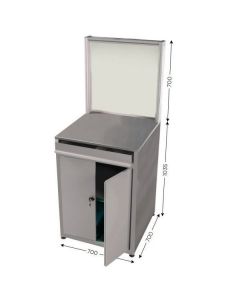 Poste de contrôle qualité INOX