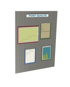 Tableau d'affichage magnétique en INOX