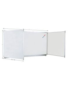 Tableau triptyque magnétique et écriture feutre