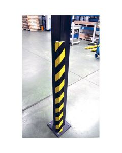 Amortisseur mousse d'angle droit jaune/noir