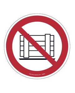 Pictogrammes Stockage interdit P023