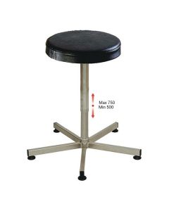 Tabouret d'atelier INOX