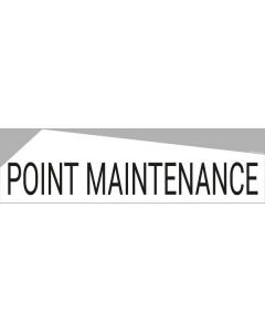 Bandeau design "POINT MAINTENANCE"