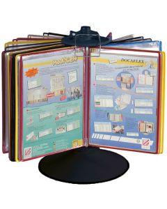 Support de présentation rotatif avec pochettes