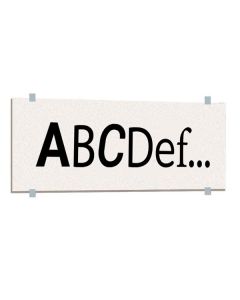 Bandeau rectangulaire "TEXTE AU CHOIX"