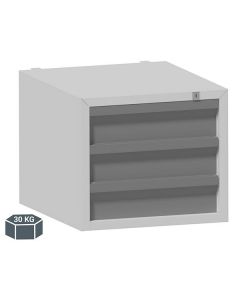 Caisson avec 3 tiroirs à serrure
