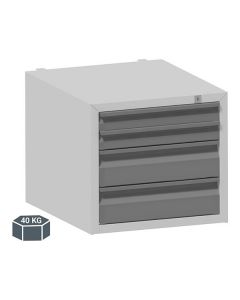 Caisson avec 4 tiroirs à serrure