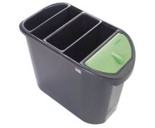 Poubelle en PVC noir