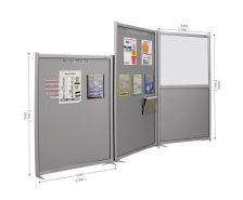 Cloison de bureau ou d'atelier modulable