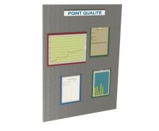 Tableau d'affichage magnétique en INOX