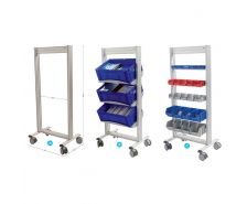 Chariot mobile porte-bac
