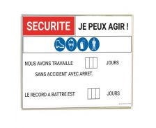 Panneau magnétique sérigraphié
