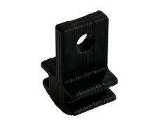 Crochet coulissant pour rail acier suspendu