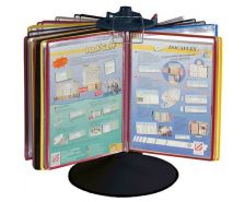 Support de présentation rotatif avec pochettes