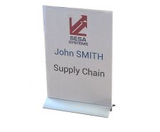 Support document sur socle aluminium