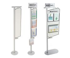 Potence d'affichage avec surface magnétique