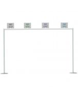 Rail aluminium sur portique