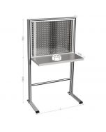 Poste de travail porte-outils INOX