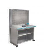 Établi d'atelier professionnel INOX