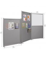 Cloison de bureau ou d'atelier modulable