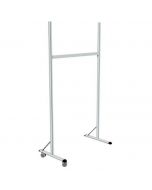 Piètement aluminium double