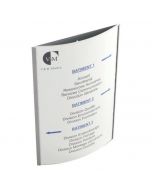 Porte document bombé rigide