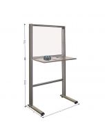 Poste de contrôle qualité INOX