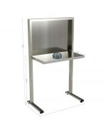 Poste de contrôle qualité INOX