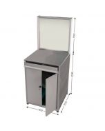 Poste de contrôle qualité INOX
