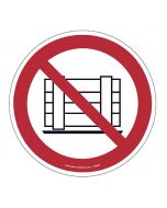 Pictogrammes Stockage interdit P023