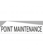 Bandeau design "POINT MAINTENANCE"