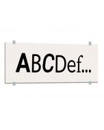 Bandeau rectangulaire "TEXTE AU CHOIX"
