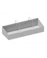 Etagère en INOX avec séparateurs, réglable en hauteur pour produits