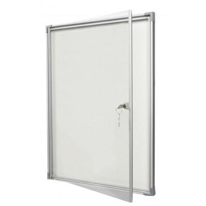 Magnetic indoor flat display case